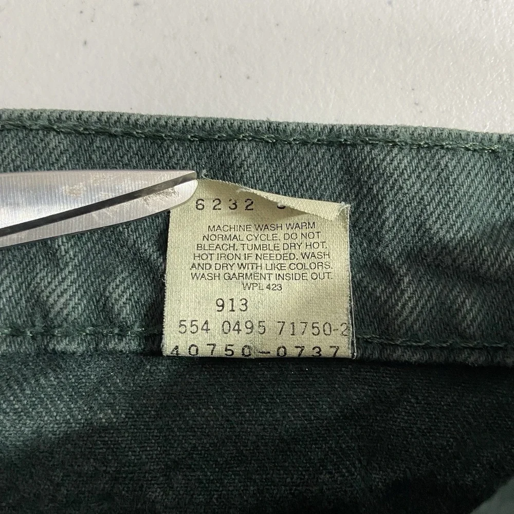 VTG Levi's 550 Jeans Student 27x29 Orange Tab 90s Vintage Denim USA Made Relaxed